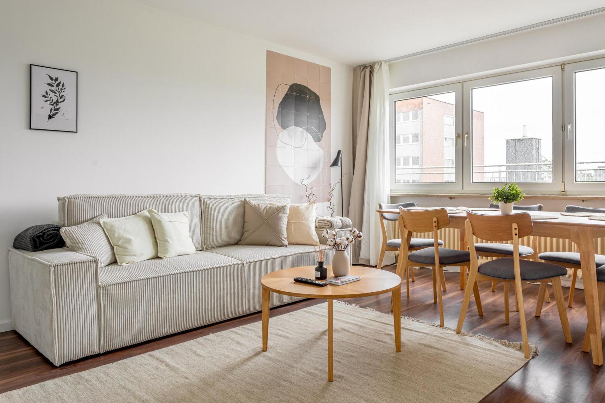 Global Living - Design I Terrace I Kitchen I Smart-tv I Parking Space I Múnich