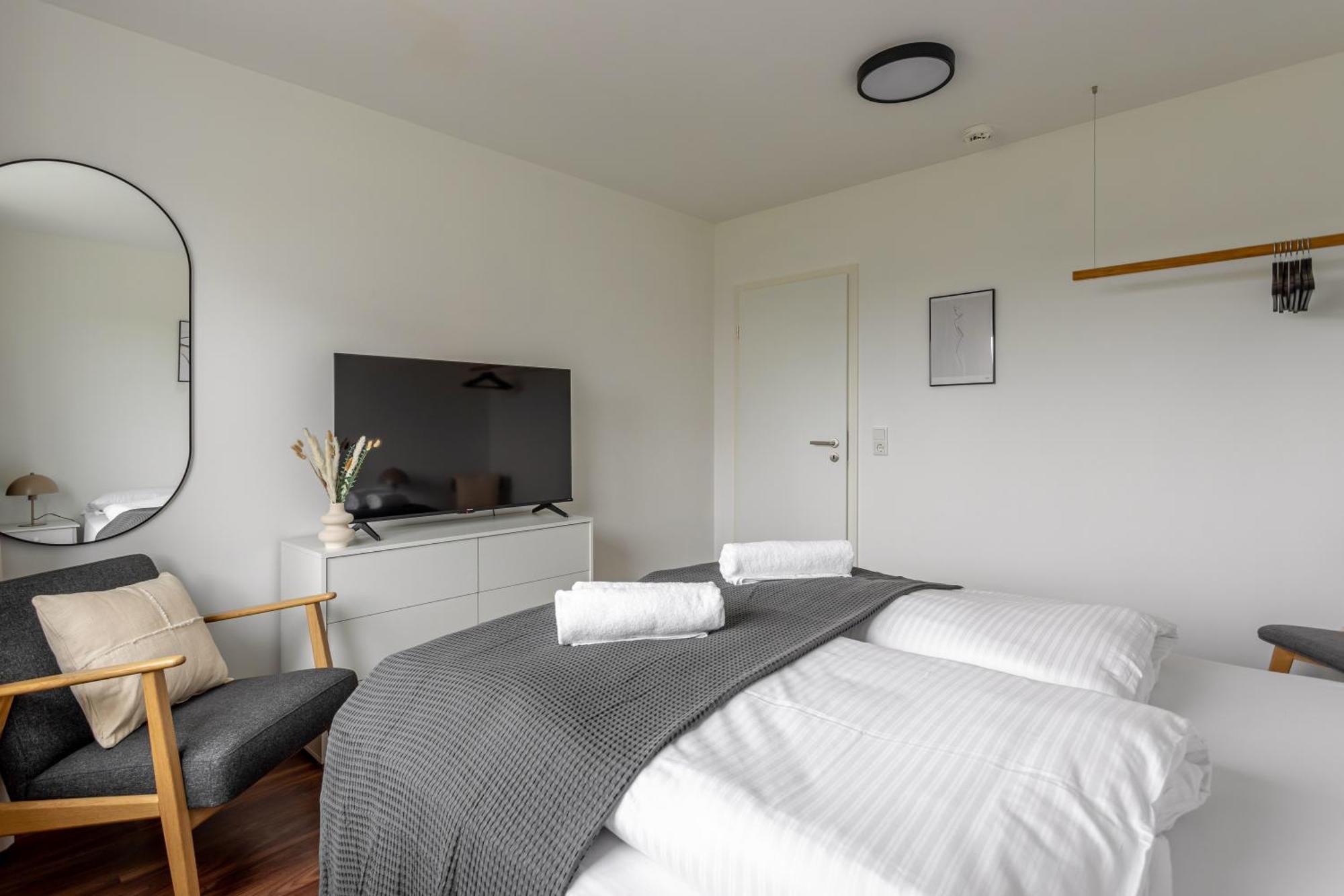 Global Living - Design I Terrace I Kitchen I Smart-tv I Parking Space I Múnich